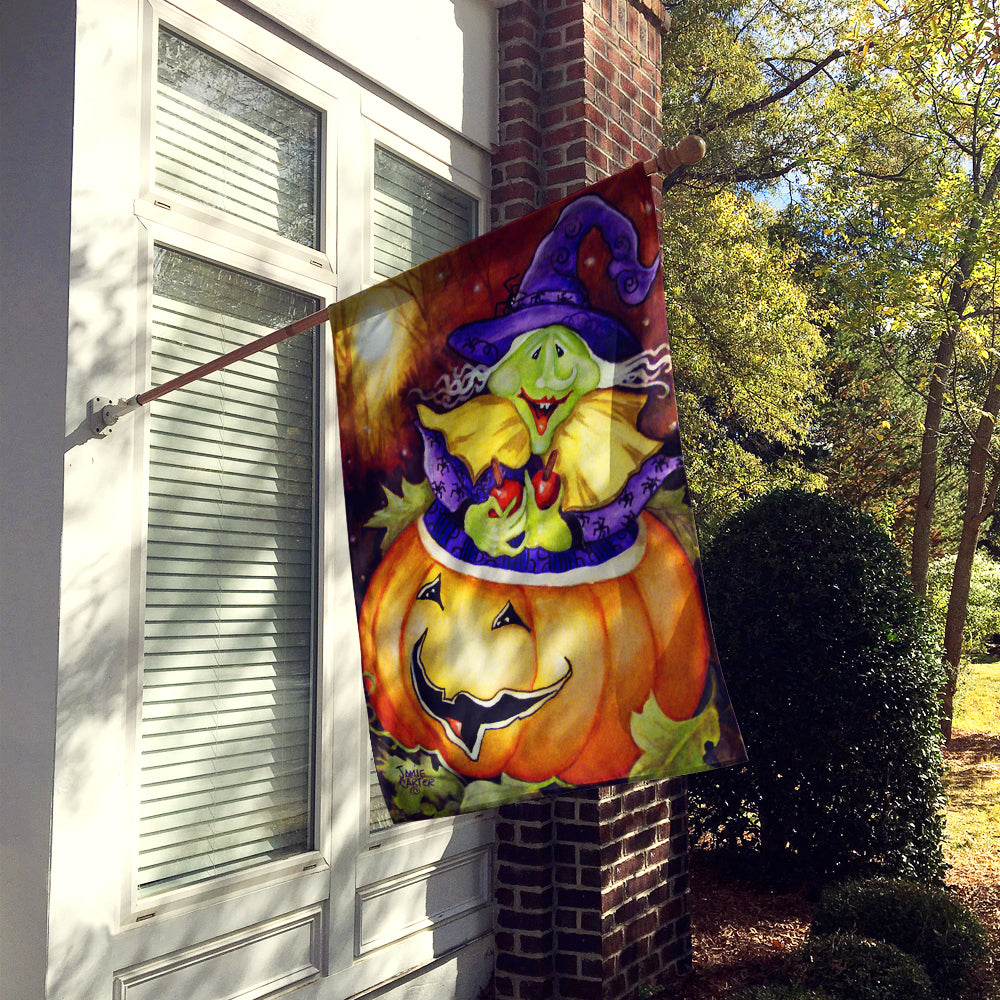 Bewitched and Glowing Halloween Flag Canvas House Size PJC1004CHF  the-store.com.