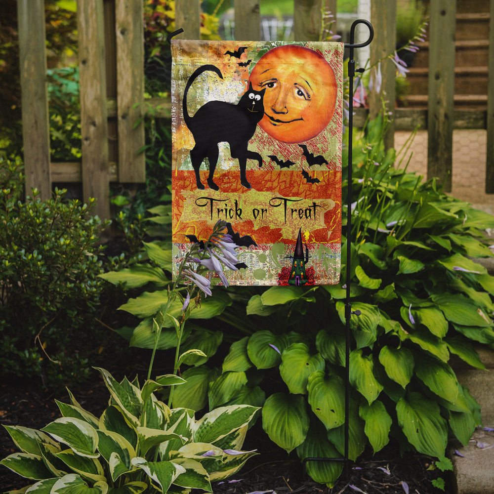 Trick or Treat Moon Halloween Flag Garden Size  the-store.com.