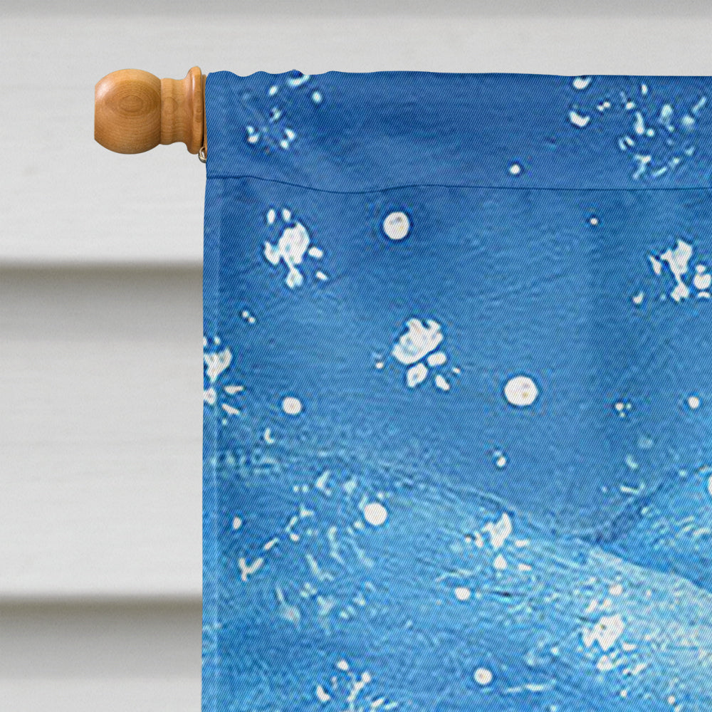 Gathering Snowflakes Snowman Flag Canvas House Size PJC1011CHF  the-store.com.