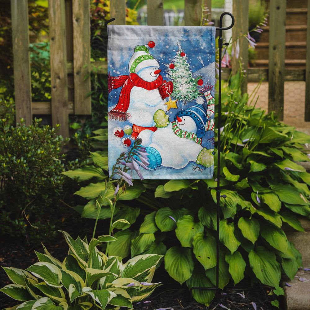 Caroline's Treasures The Teens Celebrate Snowman Garden Flag - Outdoor Decorative Yard Flag