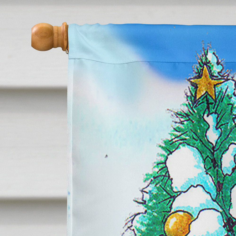 Trimming the Tree Snowman Flag Canvas House Size PJC1024CHF