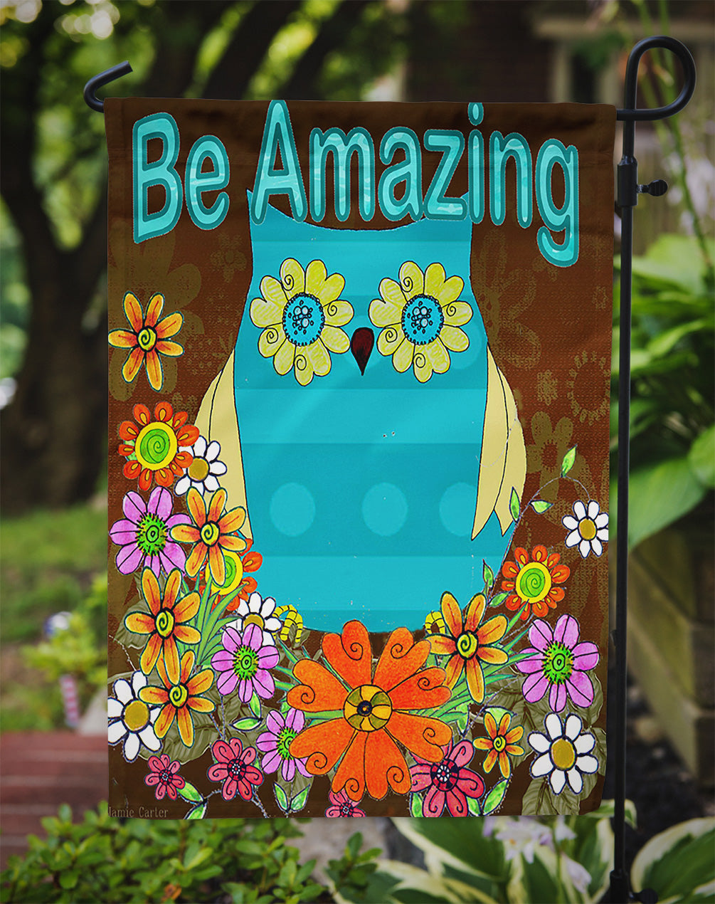 Be Amazing Owl Flag Garden Size PJC1025GF
