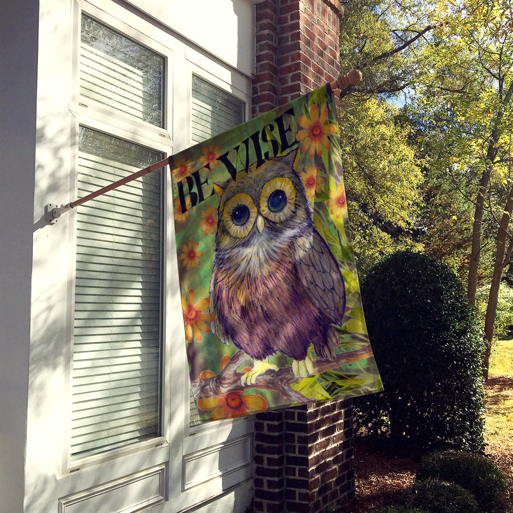 Be Wise Owl Flag Canvas House Size PJC1029CHF  the-store.com.