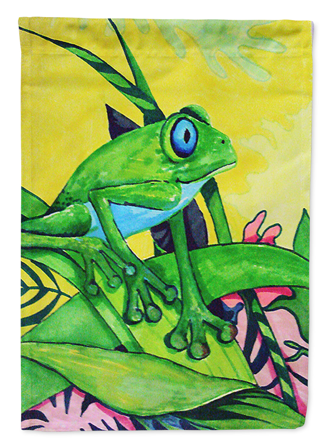 Summer Daze Frog Flag Canvas House Size PJC1042CHF  the-store.com.