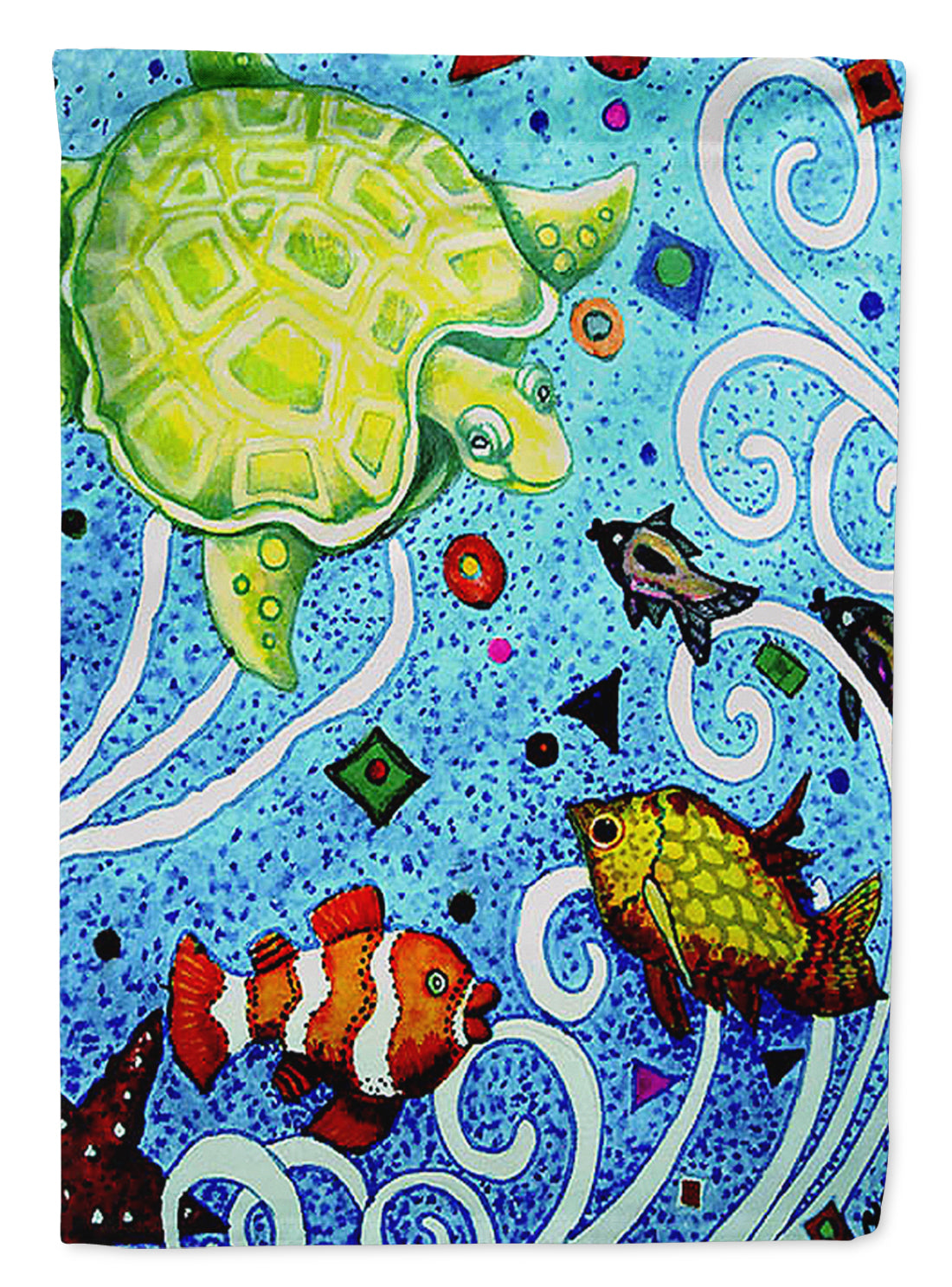 Turtle Time Turtle Flag Canvas House Size PJC1043CHF  the-store.com.