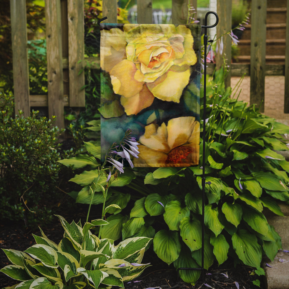 Yellow Roses Flag Garden Size PJC1047GF