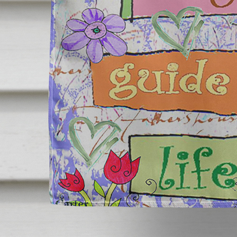 Let Laughter Guide your Life Inspirational Flag Canvas House Size PJC1053CHF  the-store.com.