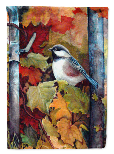 Fence Sitter Chickadee Flag Canvas House Size PJC1060CHF