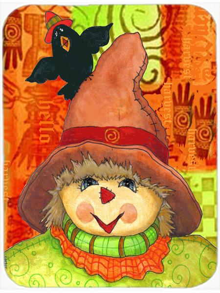 Harvey and the Scarecrow Fall Glass Cutting Board Large PJC1062LCB by Caroline's Treasures