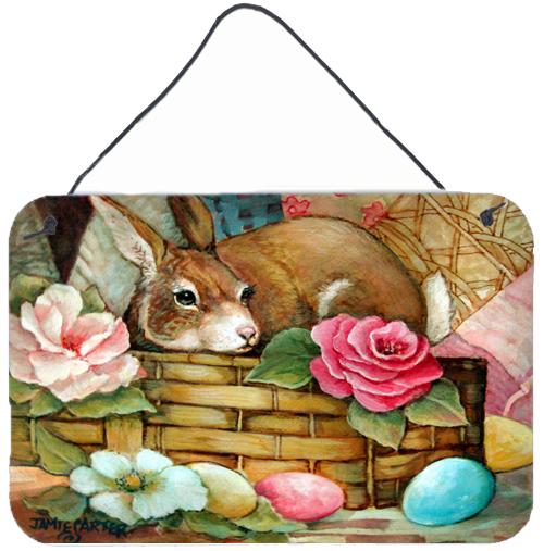 A Touch of Color Rabbit Easter Wall or Door Hanging Prints by Caroline&#39;s Treasures