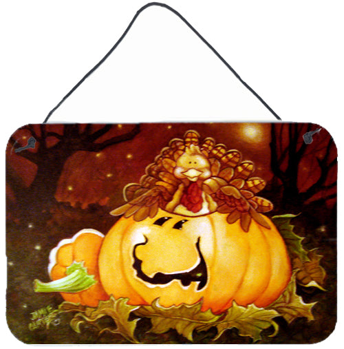 Somebody to Love Pumpkin Halloween Wall or Door Hanging Prints PJC1070DS812 by Caroline's Treasures