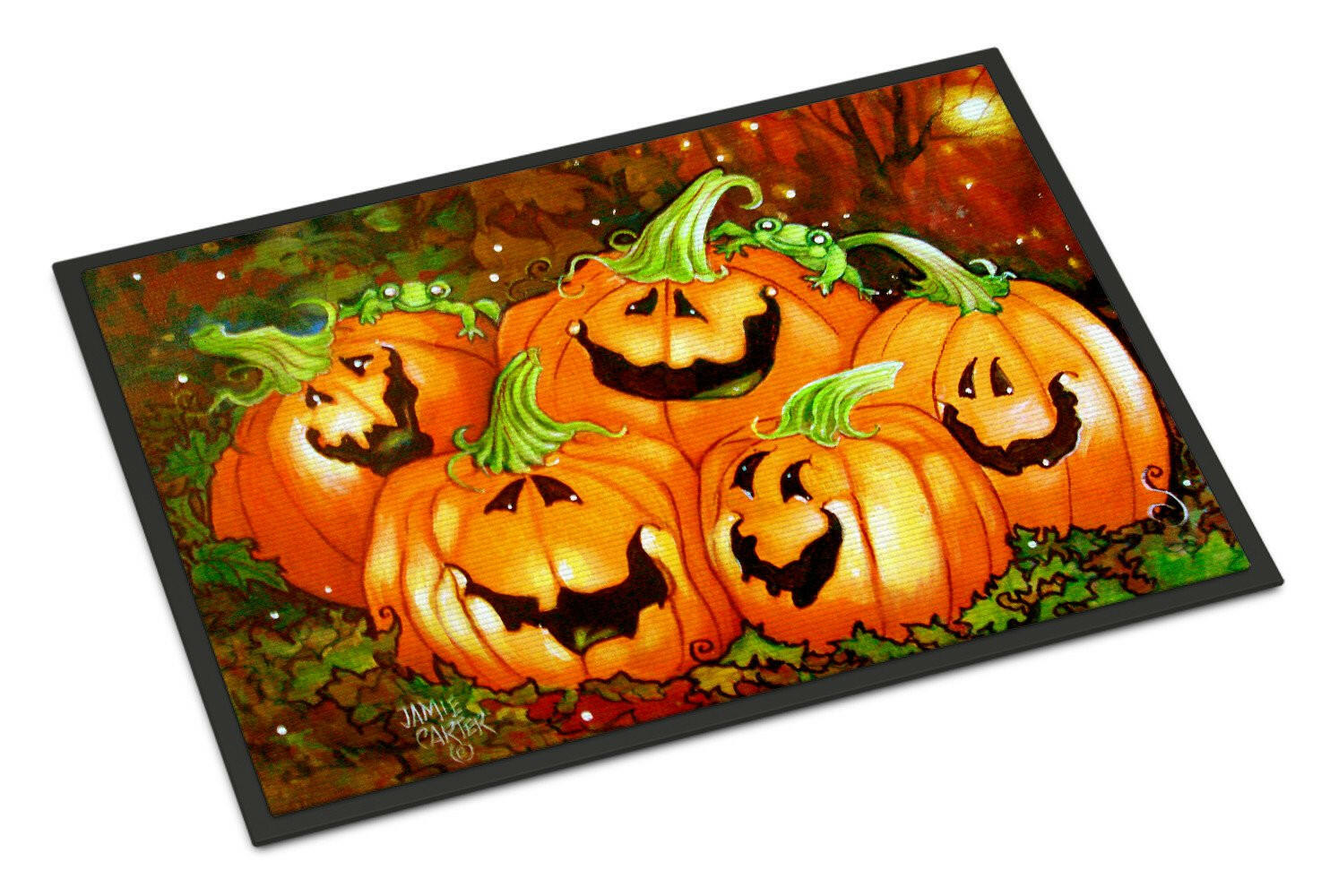 Such a Glowing Personality Pumpkin Halloween Indoor or Outdoor Mat 18x27 PJC1071MAT - the-store.com