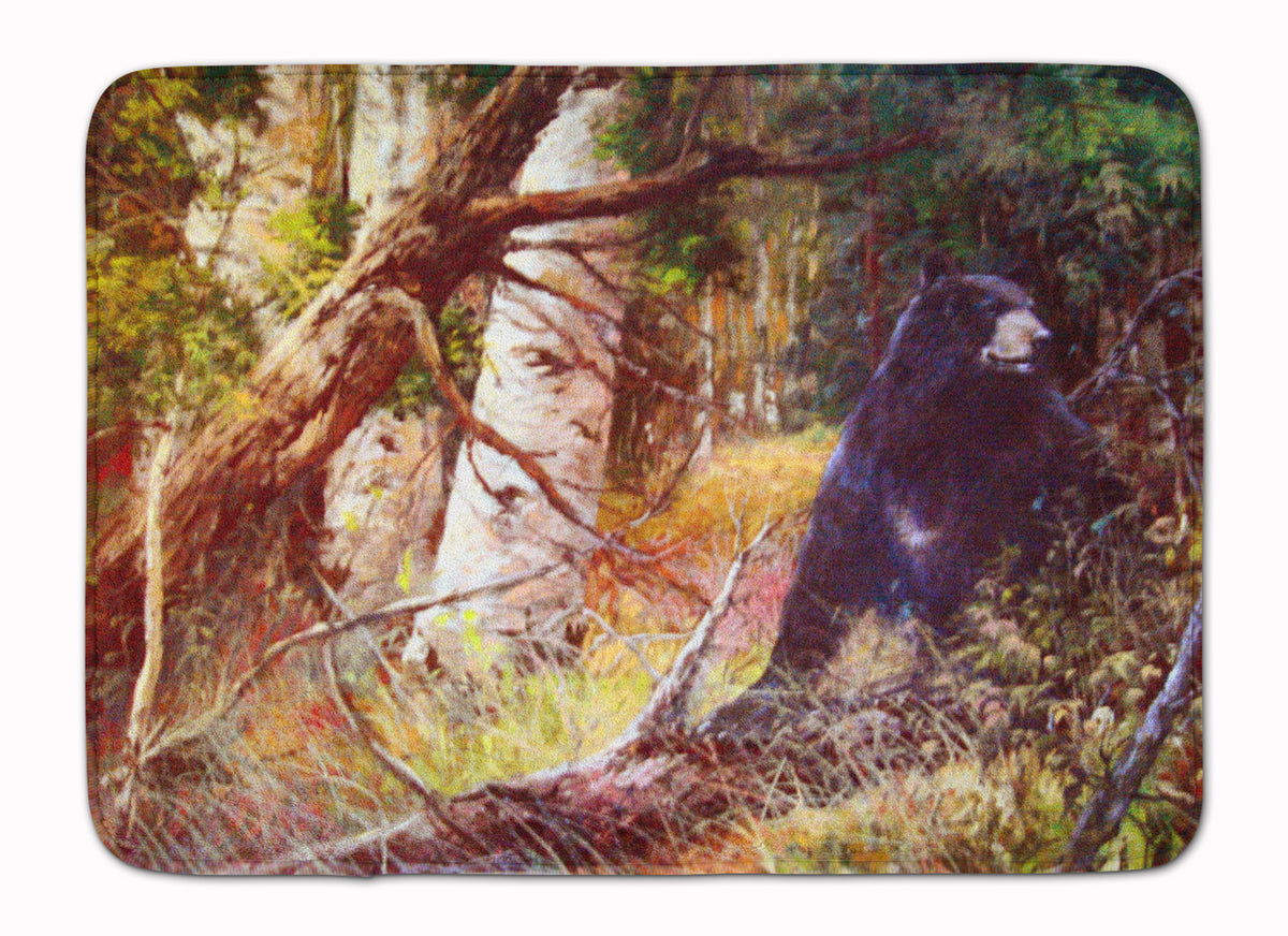 Are you there Mr. Black Bear Machine Washable Memory Foam Mat PJC1074RUG - the-store.com