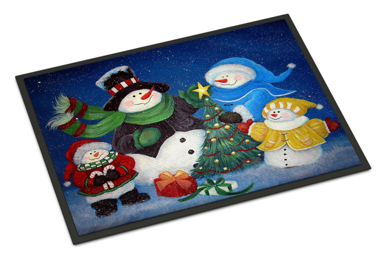 The Family Gathering Snowman Indoor or Outdoor Mat 24x36 PJC1086JMAT - the-store.com