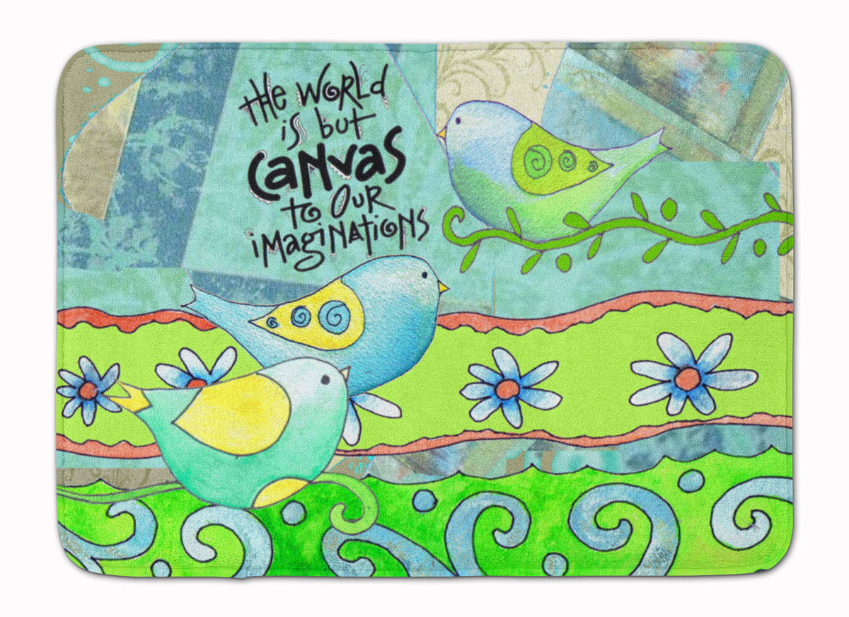The World is but a Canvas to our Imagination Machine Washable Memory Foam Mat PJC1098RUG - the-store.com