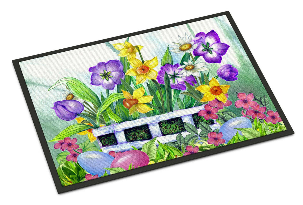 Finding Easter Eggs Indoor or Outdoor Mat 18x27 PJC1099MAT - the-store.com