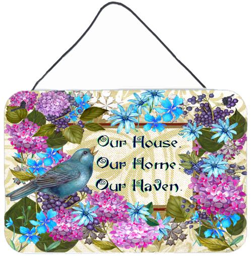 Our House Our Home Our Haven Wall or Door Hanging Prints PJC1102DS812 by Caroline's Treasures