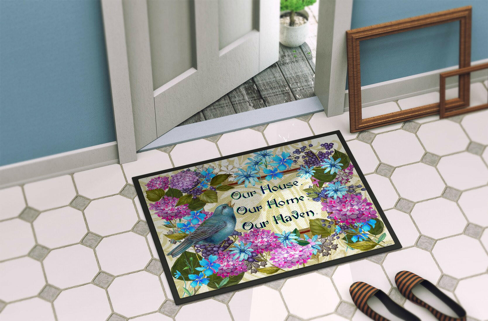 Our House Our Home Our Haven Indoor or Outdoor Mat 24x36 PJC1102JMAT - the-store.com