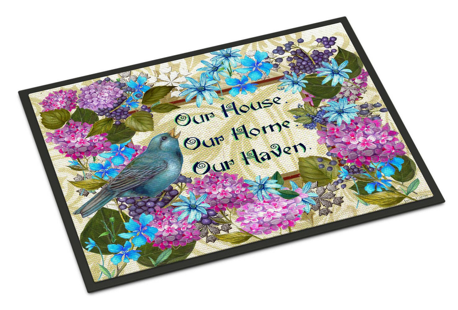 Our House Our Home Our Haven Indoor or Outdoor Mat 18x27 PJC1102MAT - the-store.com