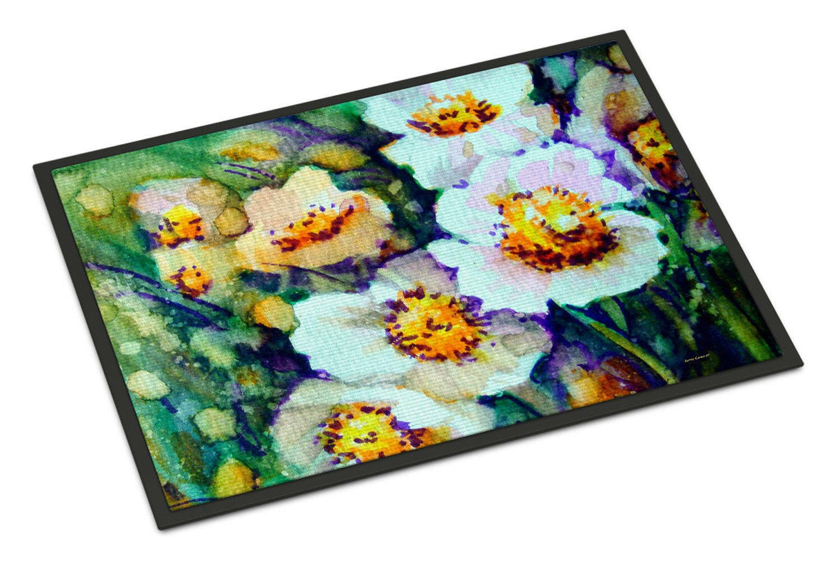 Raindrops on Poppies Indoor or Outdoor Mat 24x36 PJC1108JMAT - the-store.com