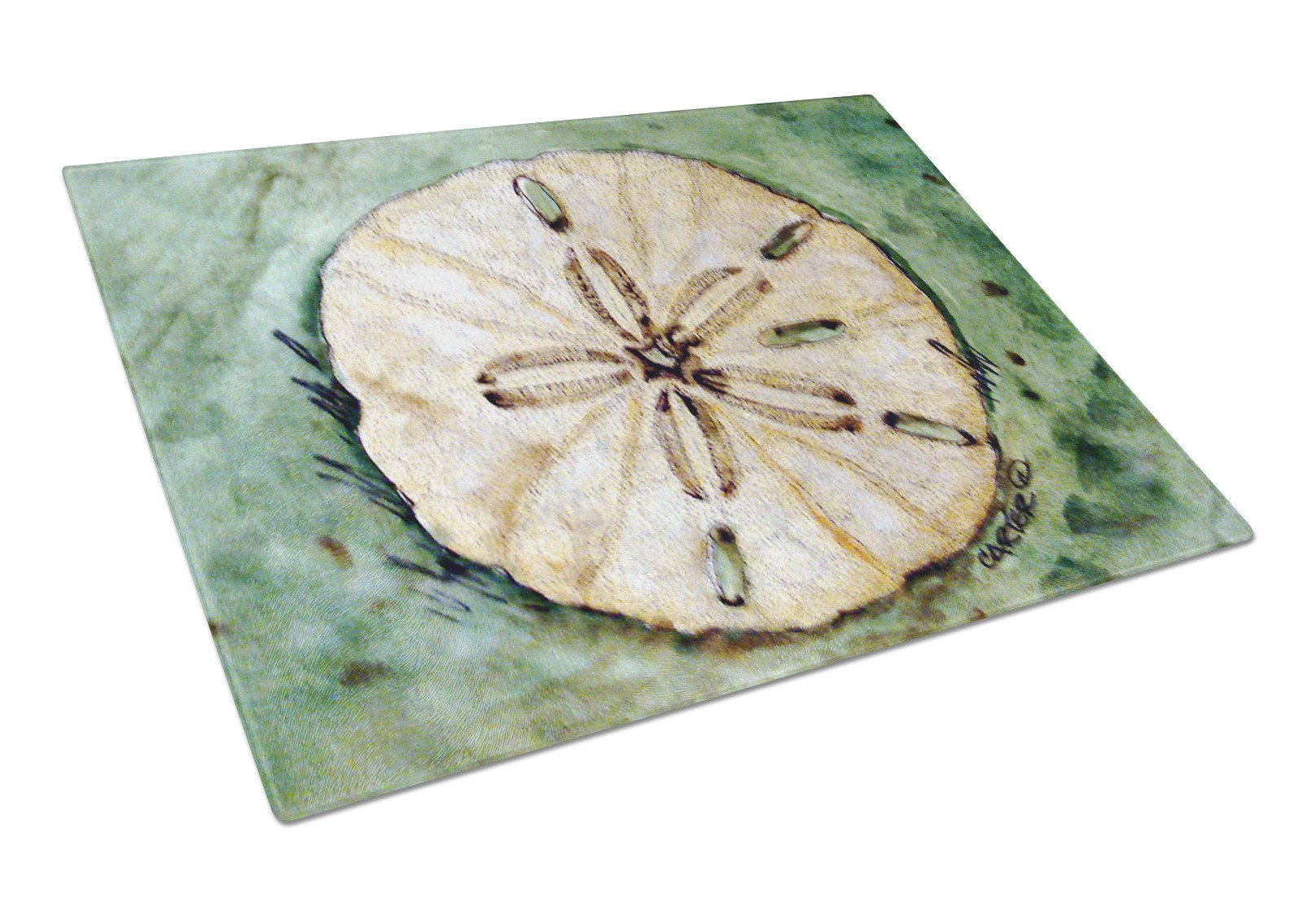 Sending Sand Dollars Back to Sea Glass Cutting Board Large PJC1117LCB by Caroline's Treasures