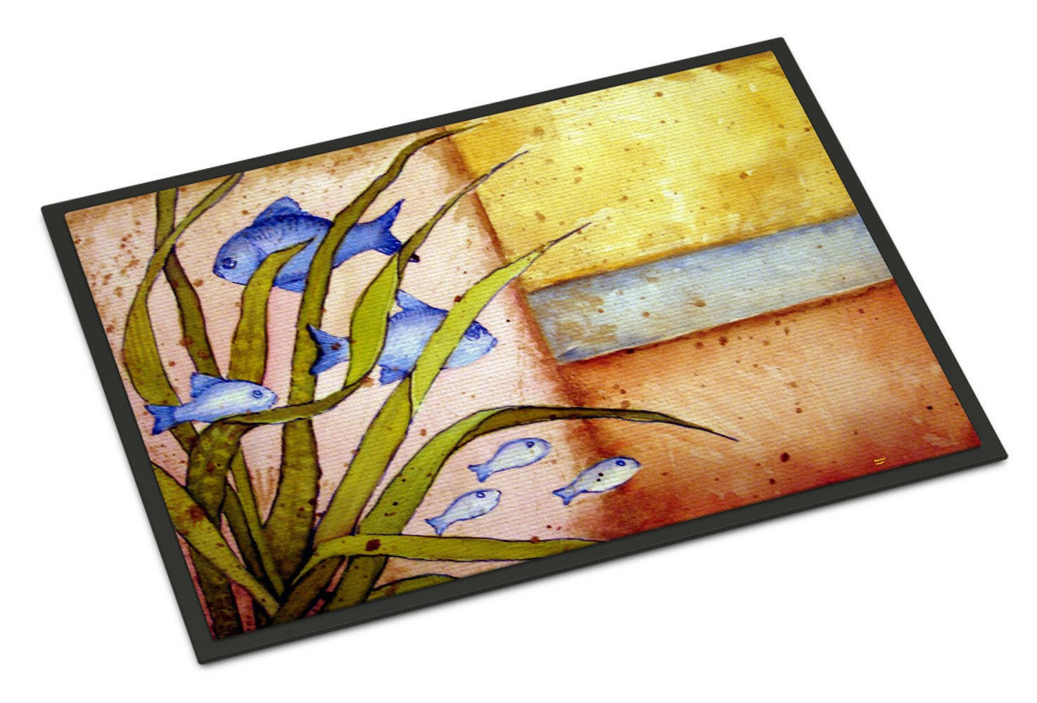 Message From The Sea Fishes Indoor or Outdoor Mat 18x27 PJC1118MAT - the-store.com
