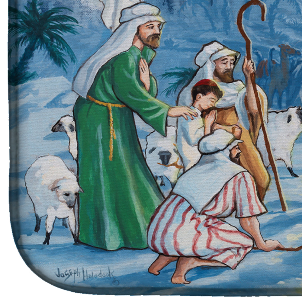 Nativity Born in Bethlehem Tapis de séchage pour vaisselle PJH3005DDM