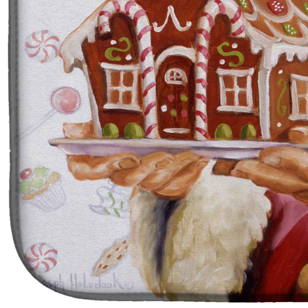 Santa Claus A Home for the Holidays Dish Drying Mat PJH3006DDM
