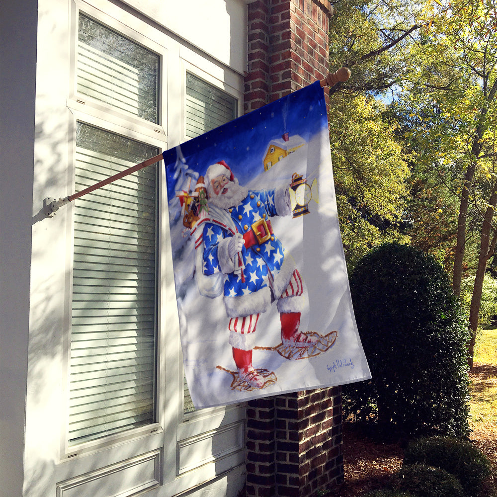 Caroline's Treasures Santa Claus A Star to Guide Him Flag Canvas House Size PJH3008CHF