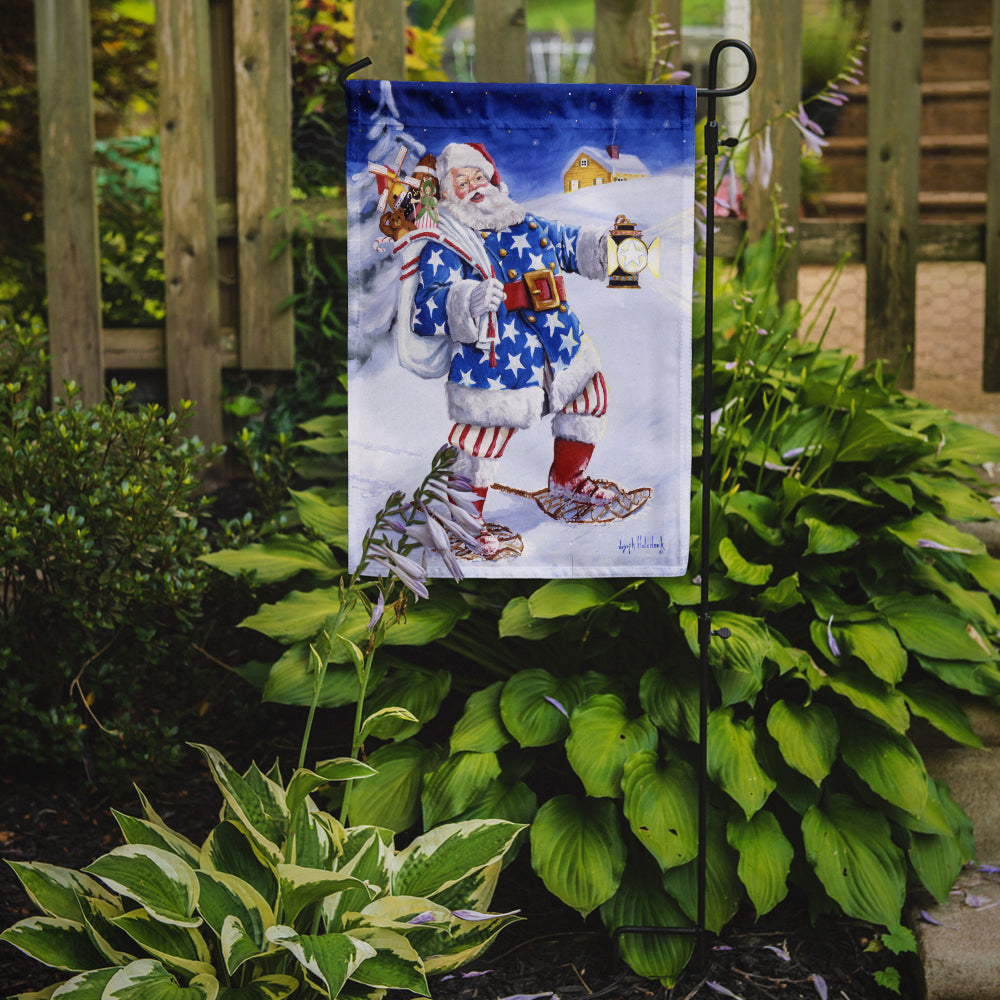 Caroline's Treasures Santa Claus A Star to Guide Him Garden Flag – Decorative Outdoor Yard Flag PJH3008GF