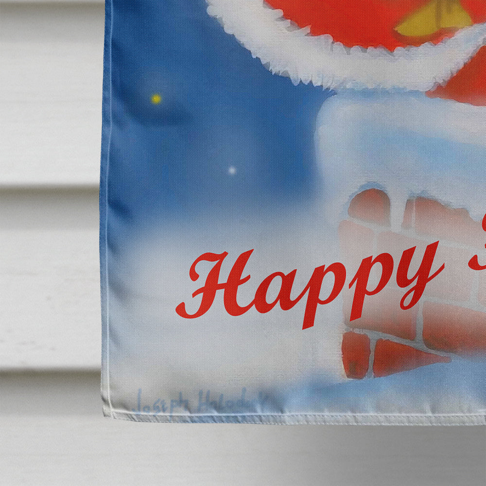 Santa Claus Hope I Don't Get Stuck Flag Canvas House Size PJH3014CHF  the-store.com.