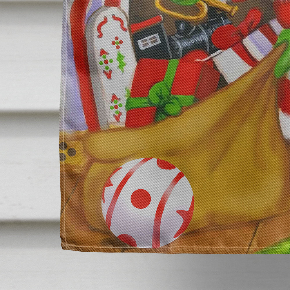 Santa Claus Stocking Stuffers Flag Canvas House Size PJH3024CHF  the-store.com.