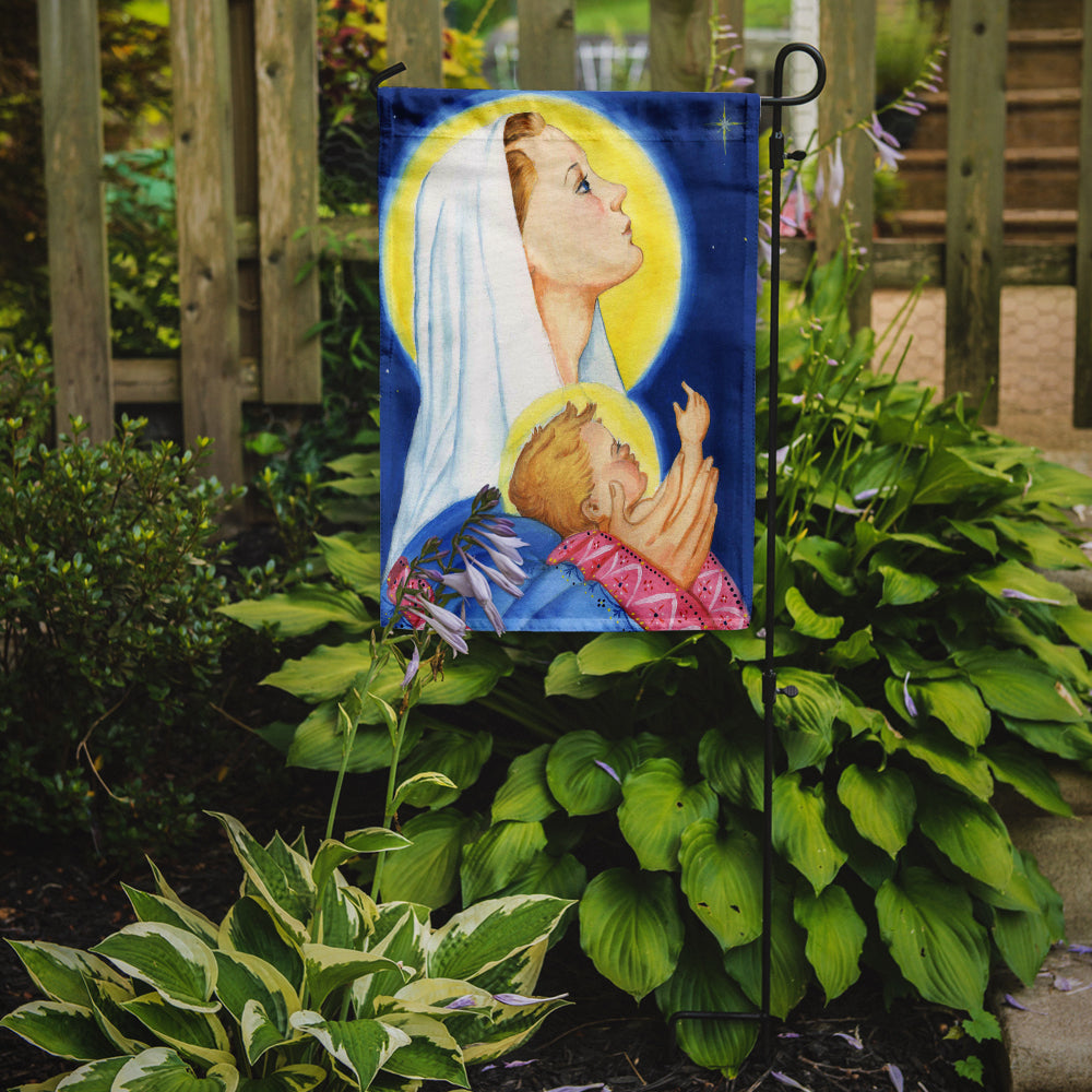 Caroline's Treasures Jesus and Mary Star of Wonder Christmas Garden Flag – Decorative Outdoor Yard Flag PJH3025GF