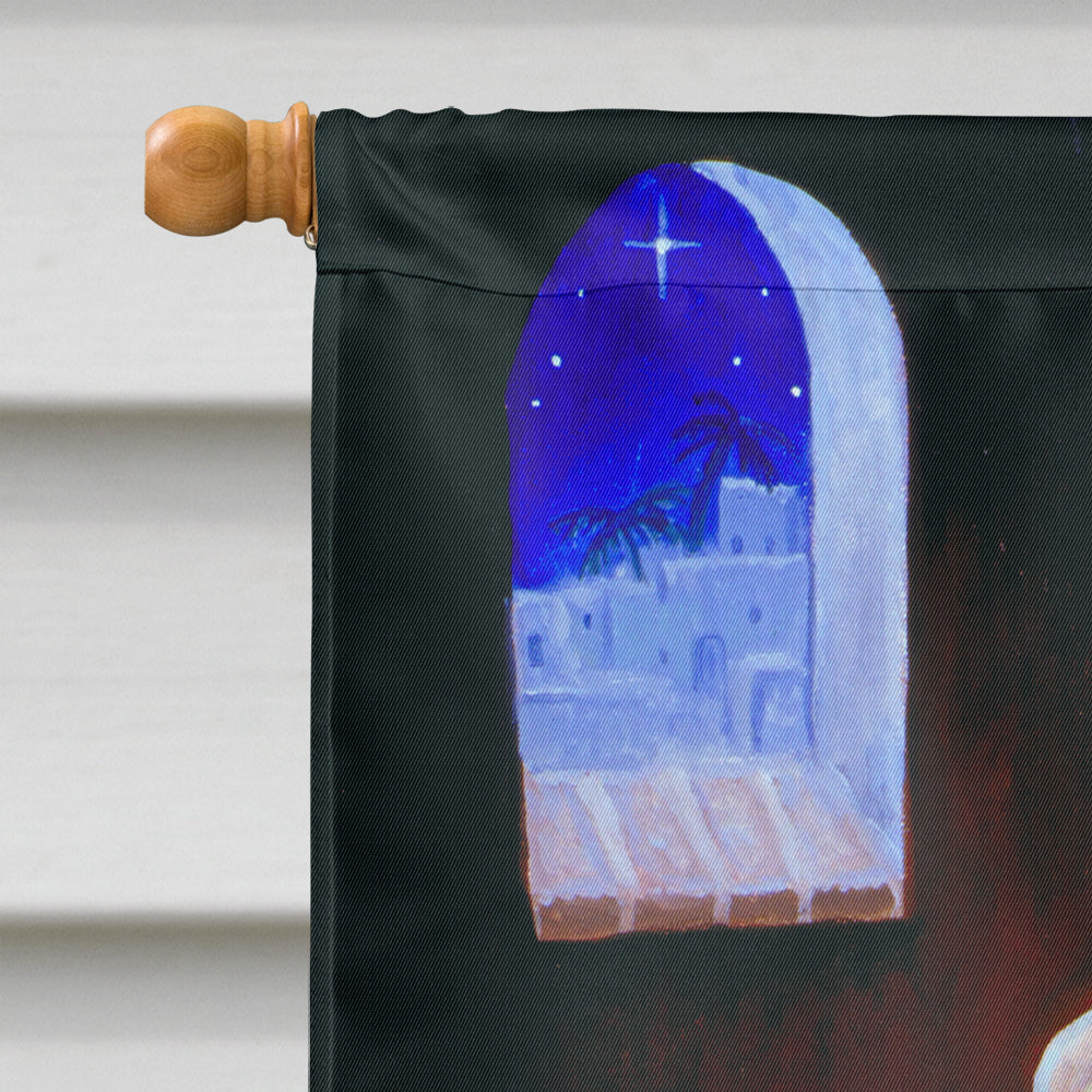 Nativity Silent Night Flag Canvas House Size PJH3030CHF
