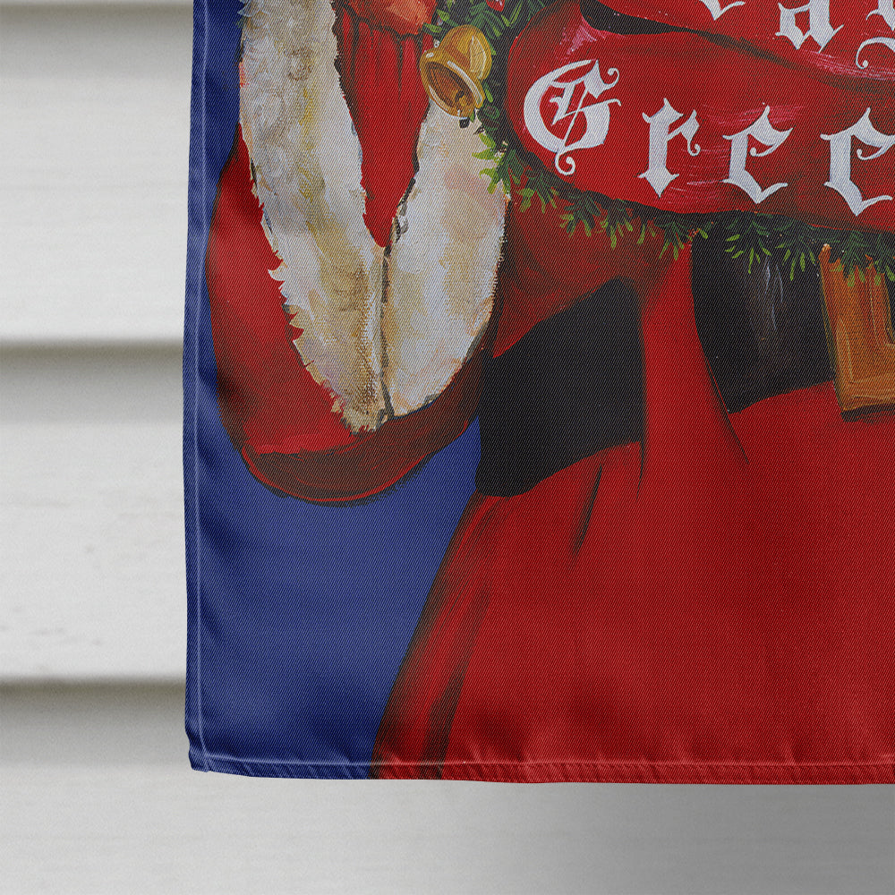 Santa Claus Season's Greetings Flag Canvas House Size PJH3031CHF