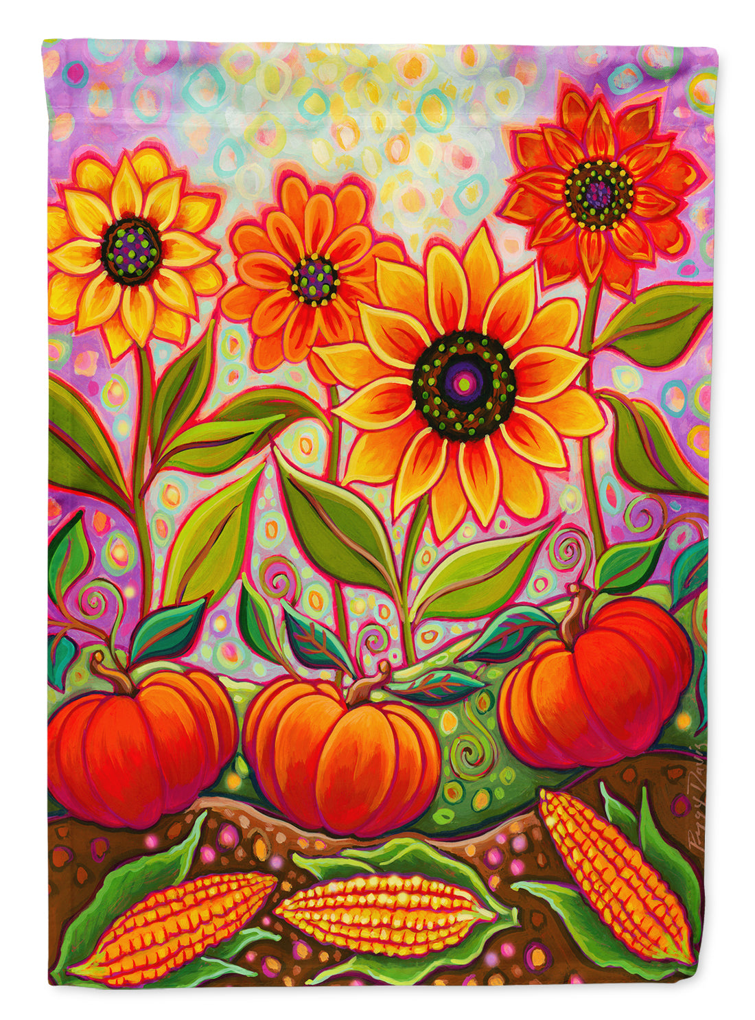 Fall Harvest Flag Canvas House Size PPD3001CHF