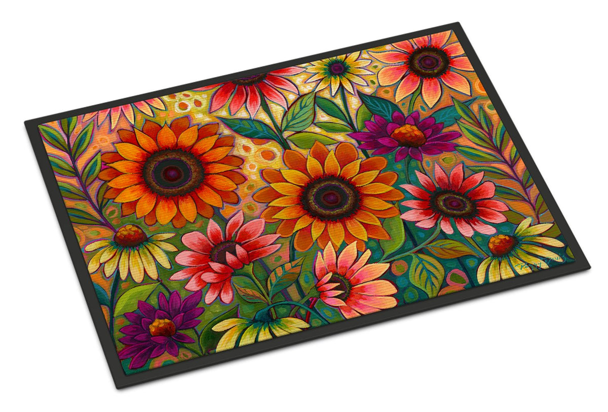 Fall Sunflower Surprise Indoor or Outdoor Mat 24x36 PPD3014JMAT by Caroline&#39;s Treasures