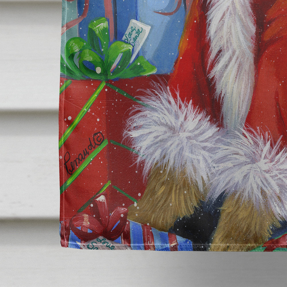 Airedale Santa Christmas Flag Canvas House Size PPP3004CHF  the-store.com.