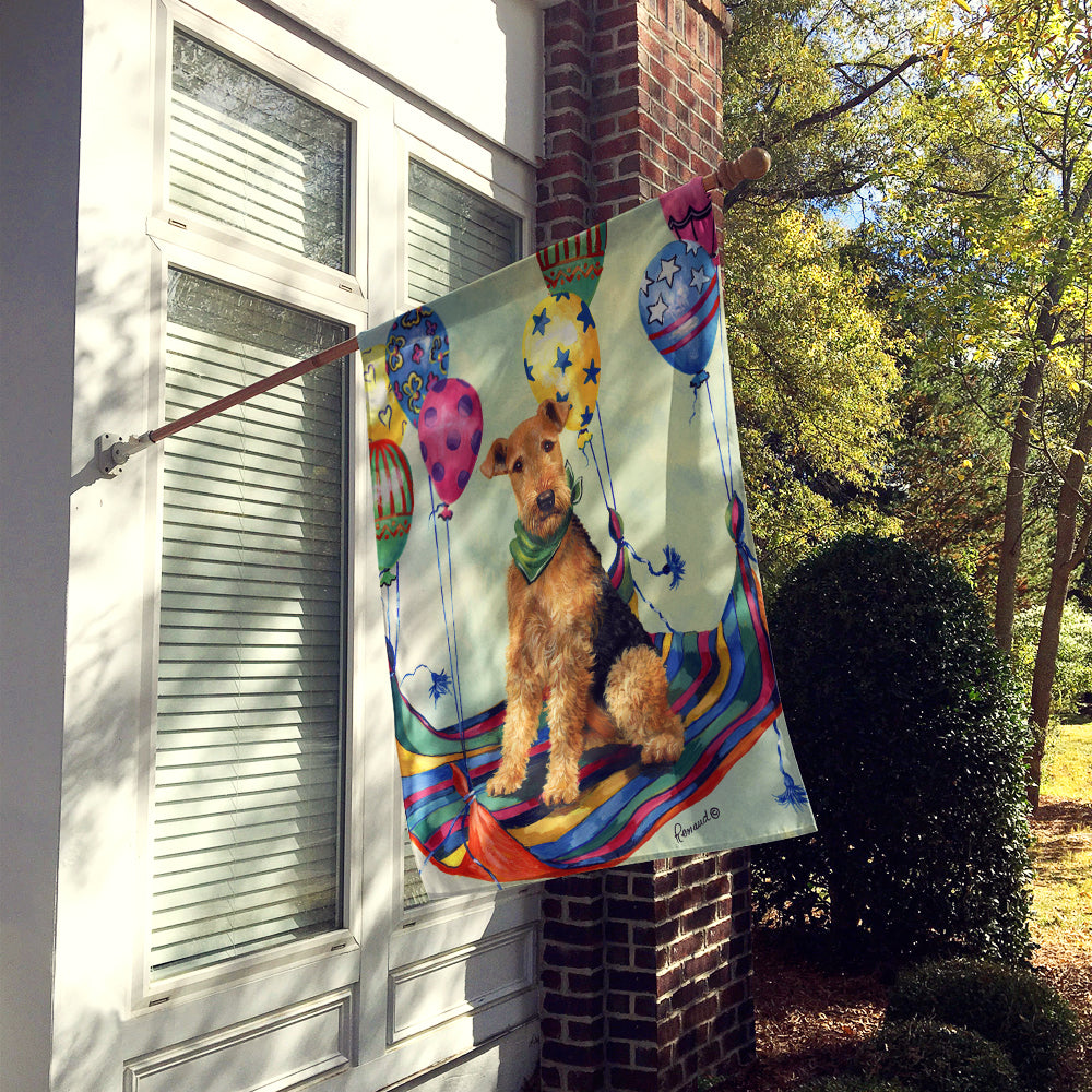 Airedale High Flyer Flag Canvas House Size PPP3008CHF  the-store.com.