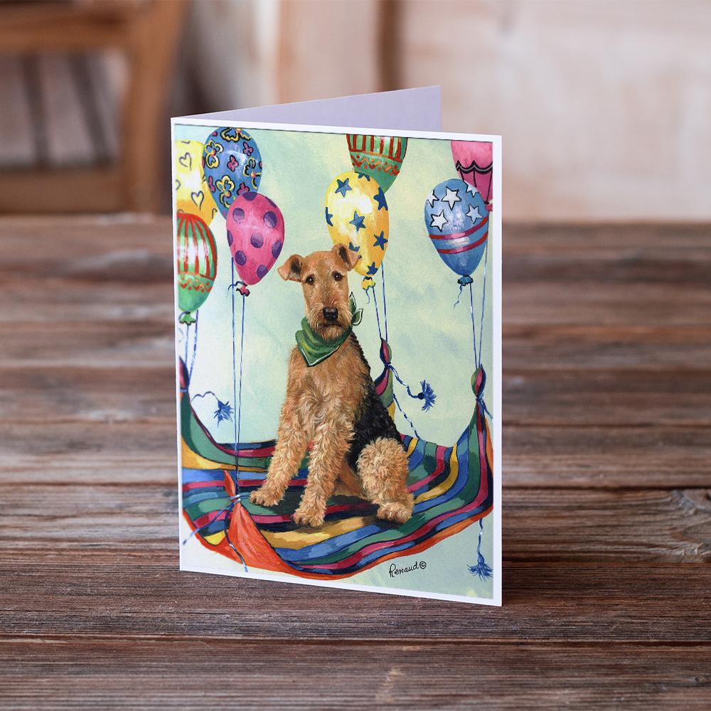 Buy this Airedale High Flyer Greeting Cards and Envelopes Pack of 8