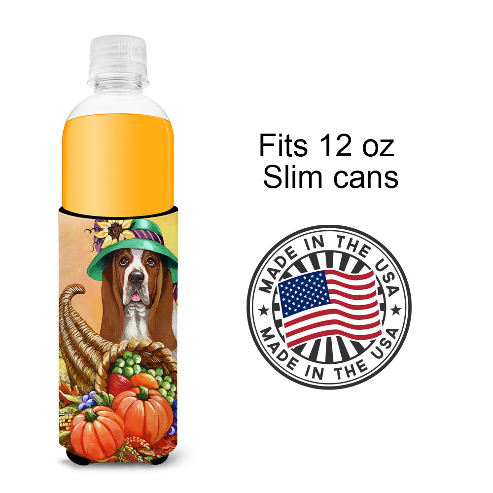 Basset Hound Autumn Ultra Hugger for slim cans PPP3010MUK