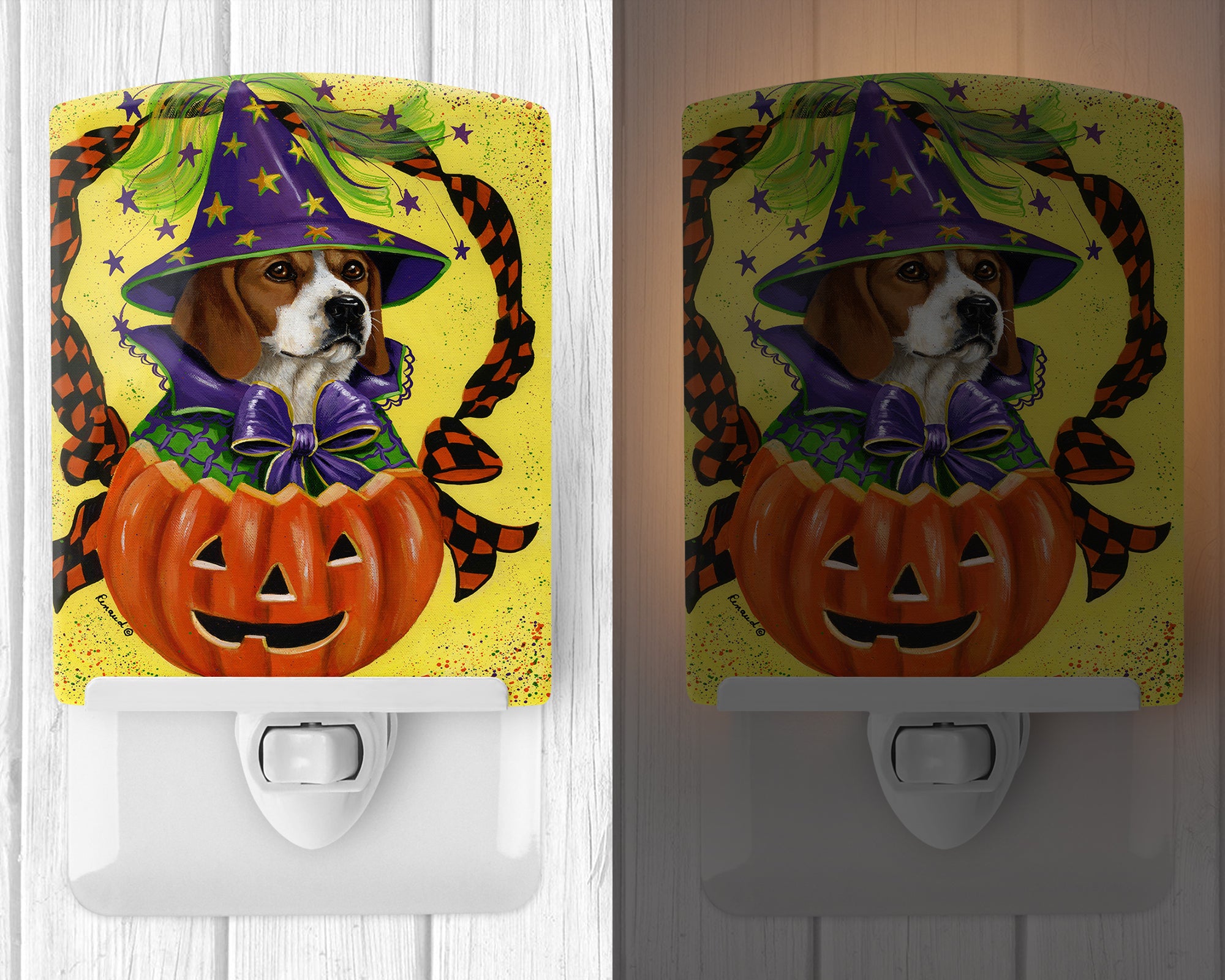 Beagle Halloweenie Ceramic Night Light PPP3015CNL - the-store.com