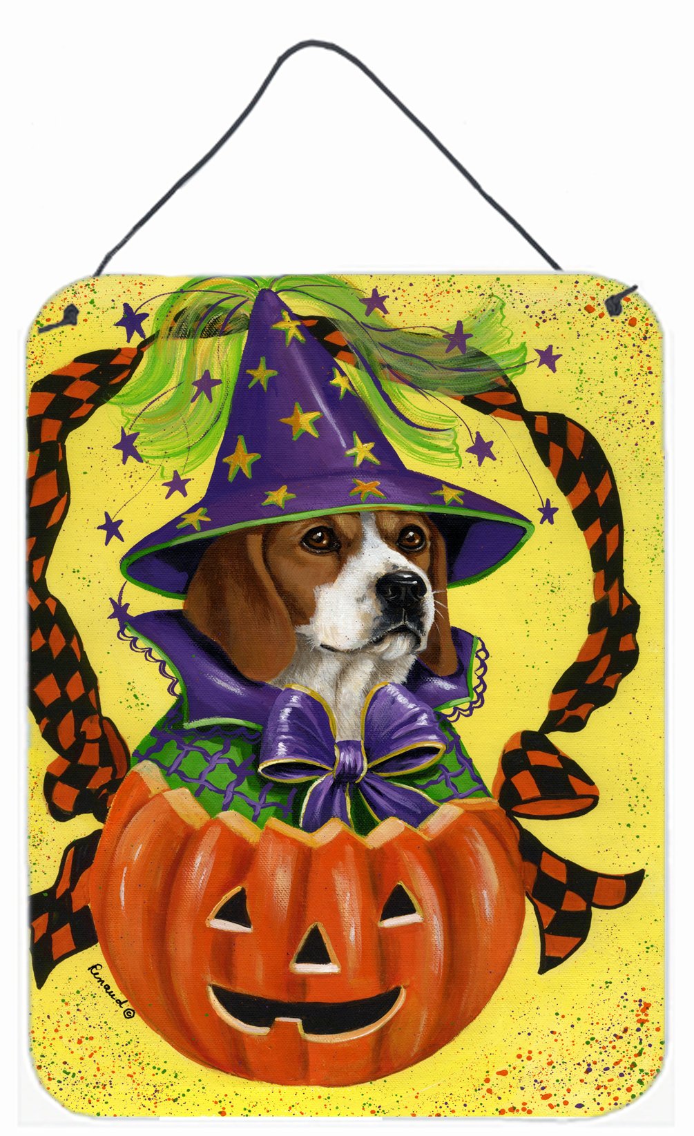 Buy this Beagle Halloweenie Wall or Door Hanging Prints PPP3015DS1216
