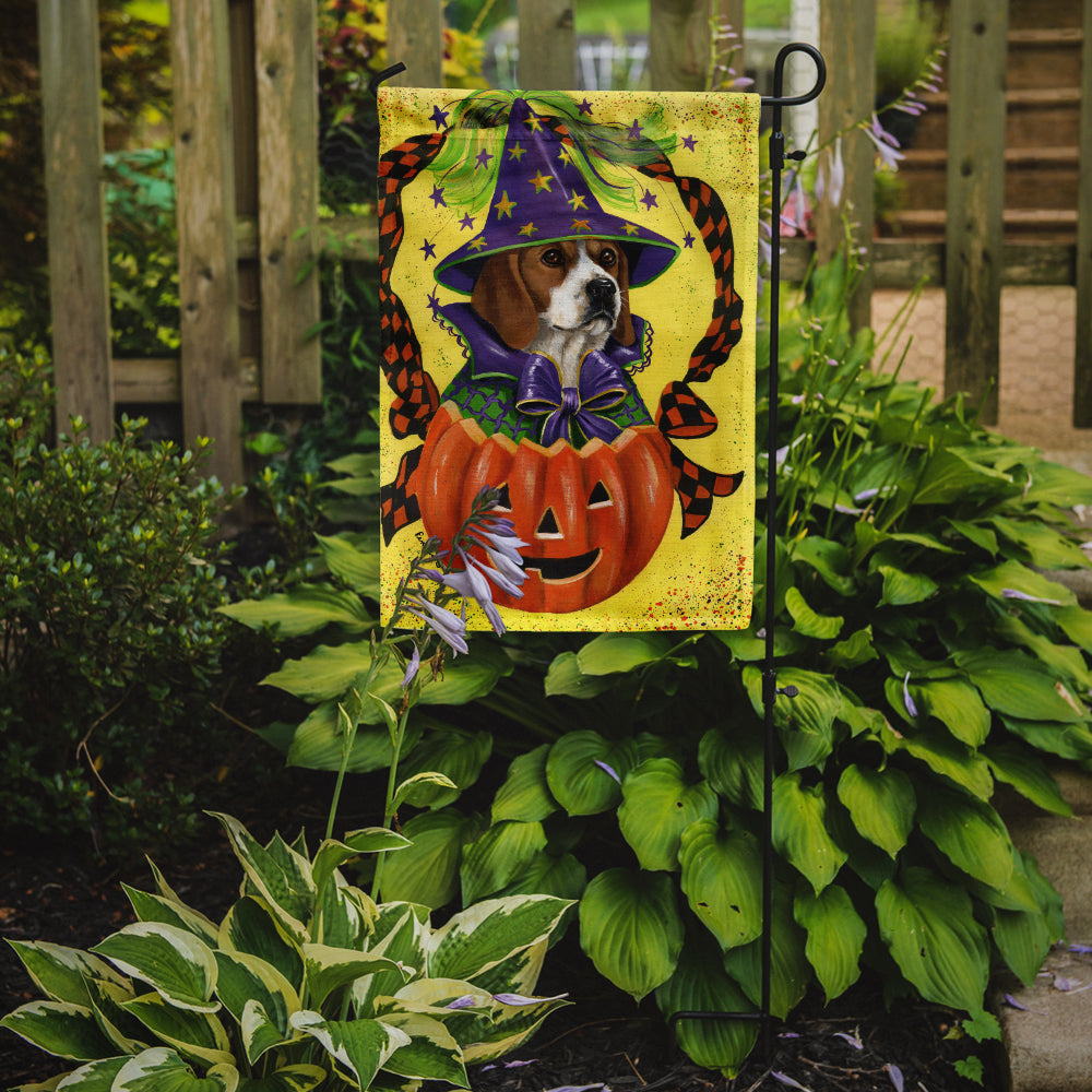 Caroline's Treasures Beagle Halloweenie Garden Flag – Decorative Outdoor Yard Flag PPP3015GF