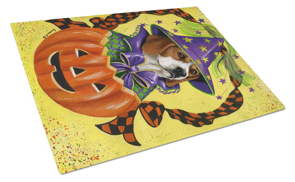 Beagle Halloweenie Glass Cutting Board Large PPP3015LCB by Caroline&#39;s Treasures