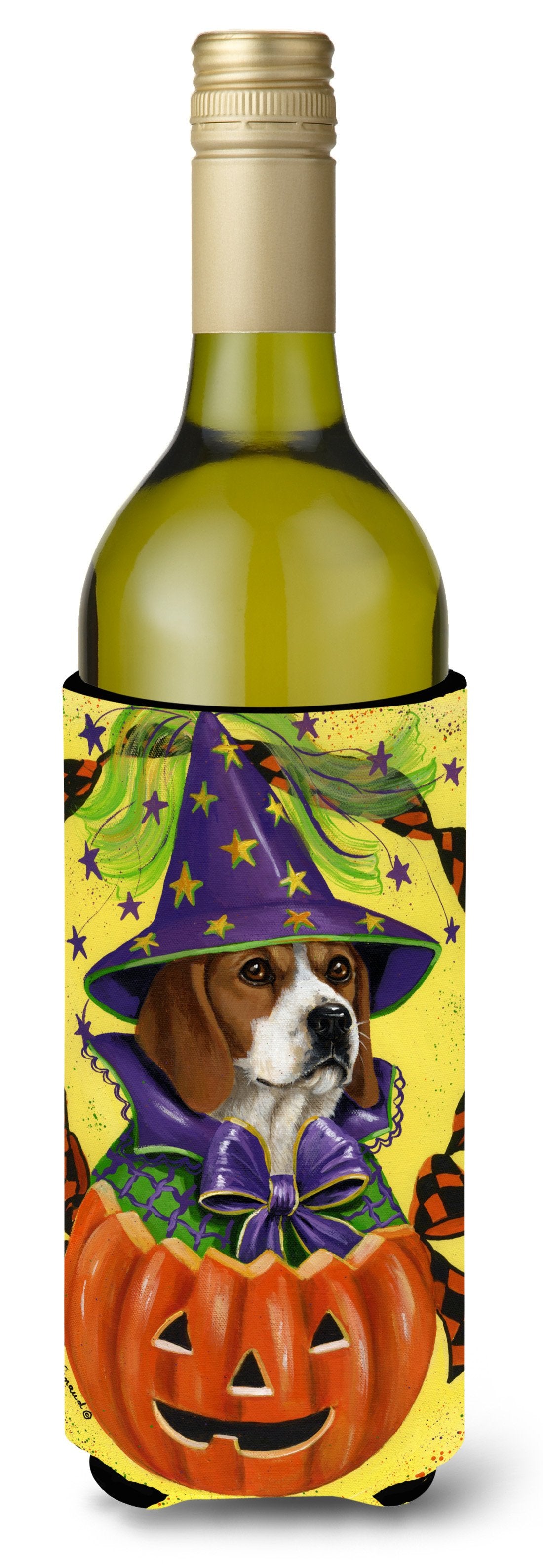 Beagle Halloweenie Wine Bottle Hugger PPP3015LITERK by Caroline&#39;s Treasures