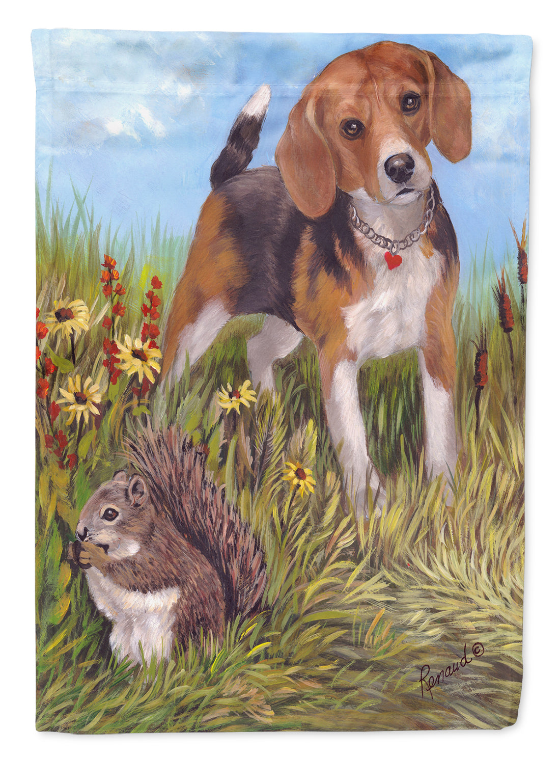Beagle Hunter Hunted Flag Garden Size PPP3016GF  the-store.com.