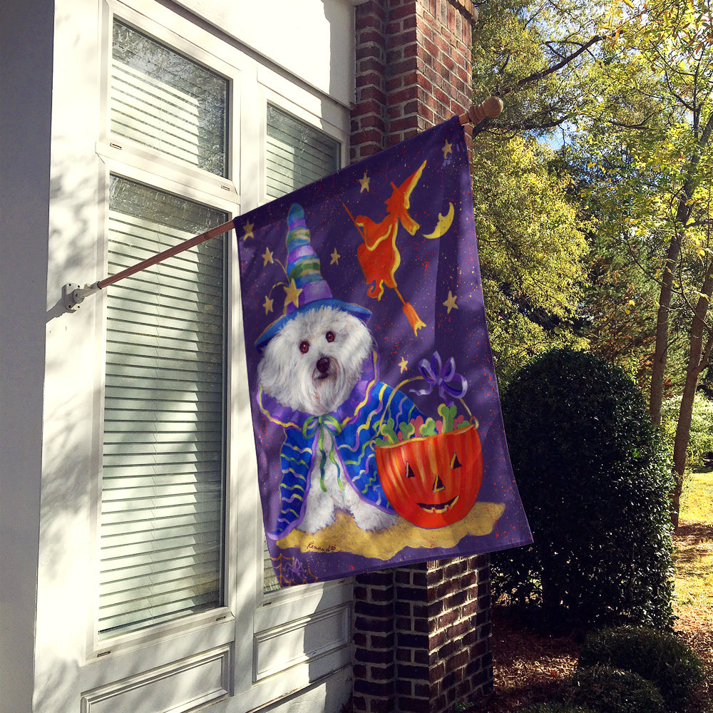Bichon Frise Boo Halloween Flag Canvas House Size PPP3020CHF  the-store.com.
