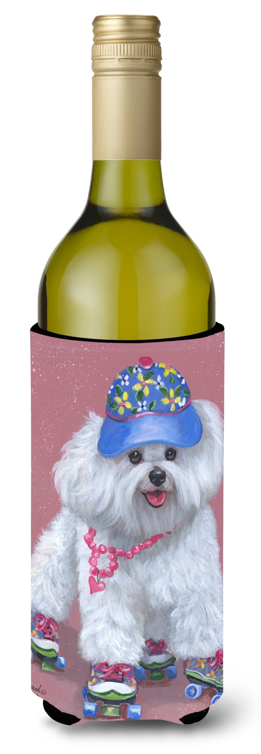 Bichon Frise Girls do it Better Wine Bottle Hugger PPP3021LITERK by Caroline&#39;s Treasures