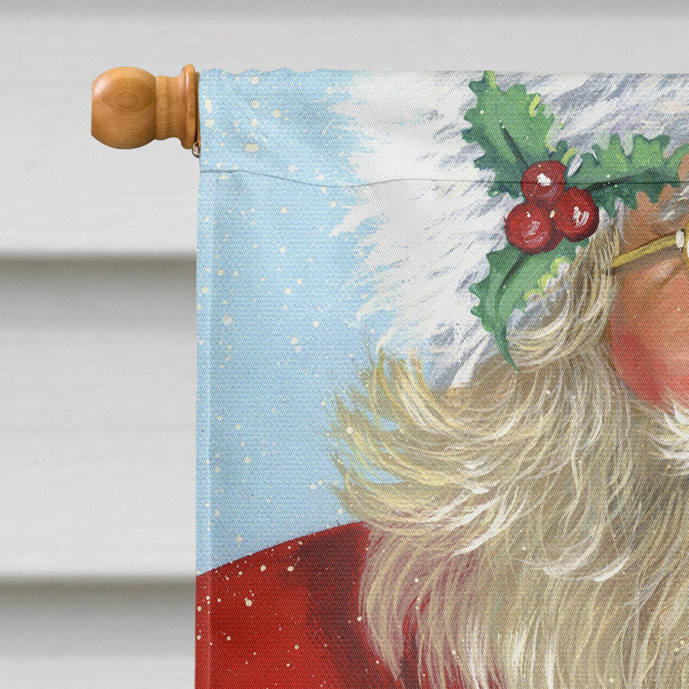 Bichon Frise Santa Christmas Flag Canvas House Size PPP3024CHF